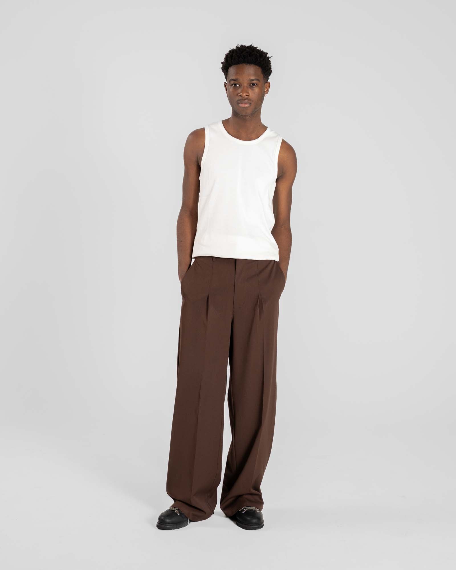 Baggy Suitpants Brown